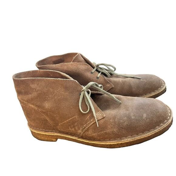 12 Clarks Originals Desert Boot Men’s Tan Suede Leather Chukka Boots Shoes main image 6